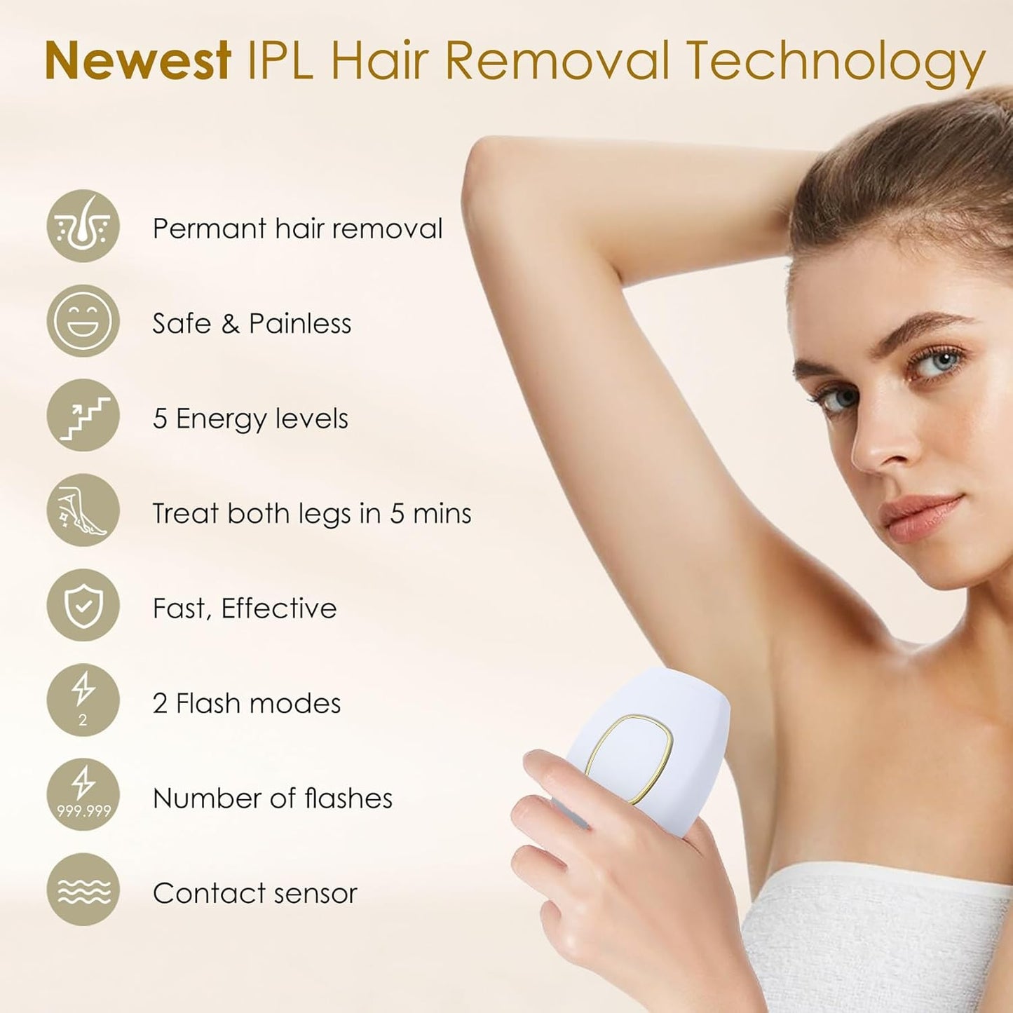 IPL Laser Hair Removal for Women